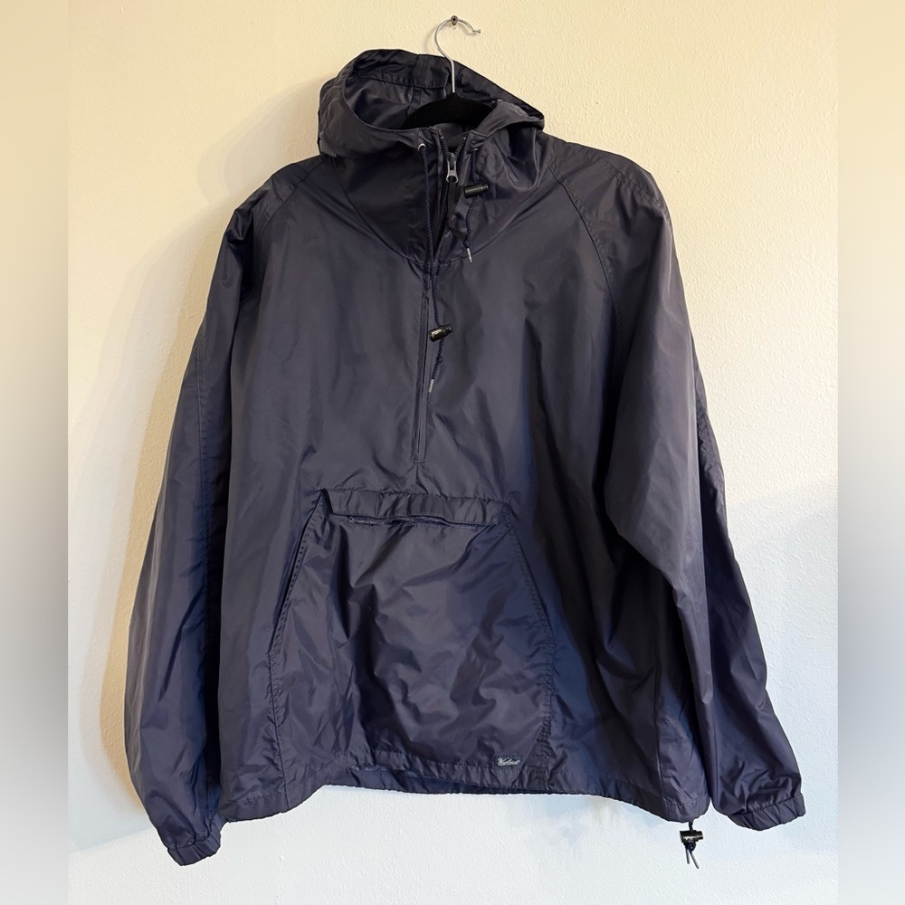 Woolrich Vintage Navy Windbreaker Jacket
